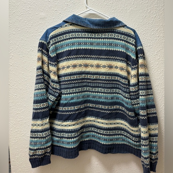 Faded glory denim/sweater jacket - Picture 8 of 9